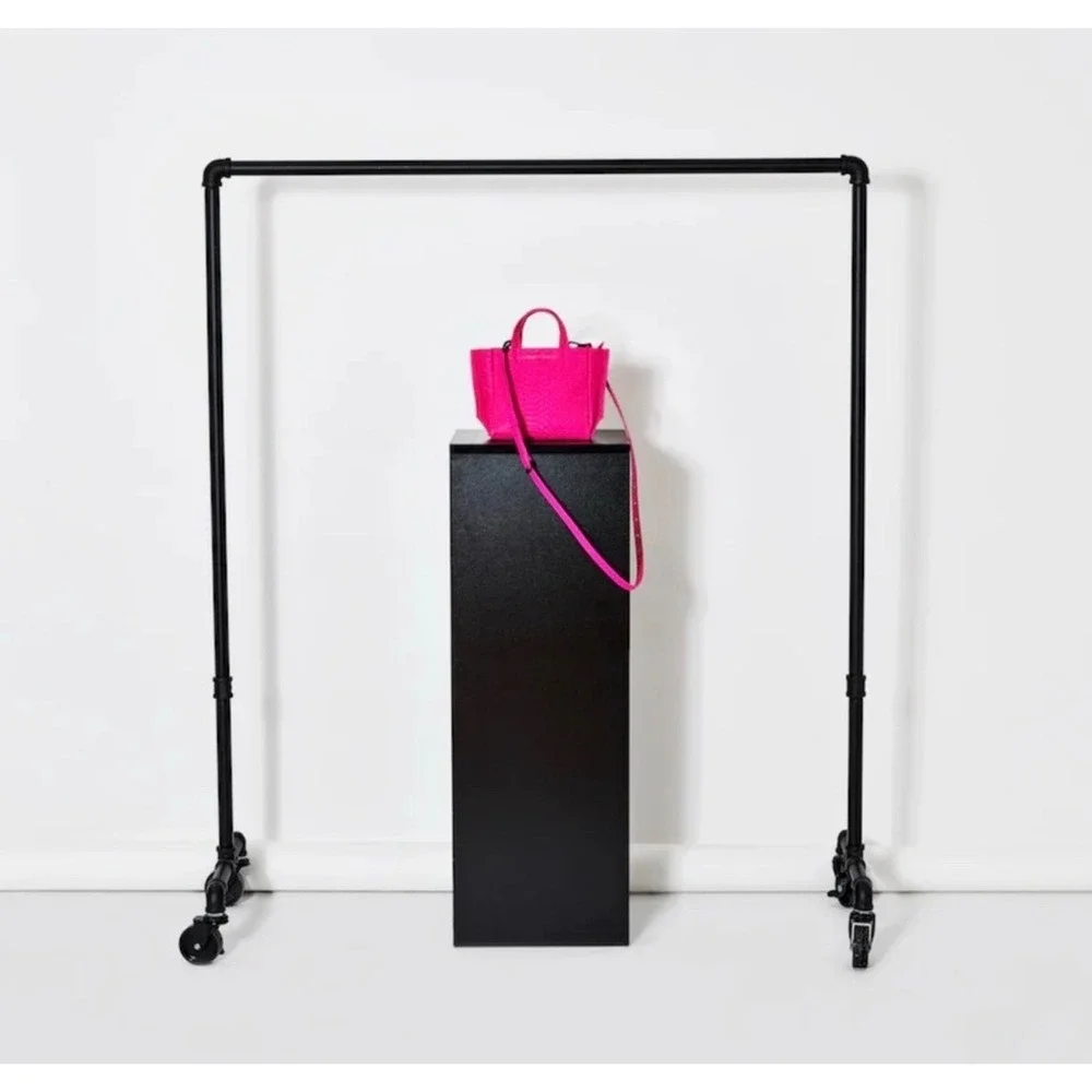 Ampersand As Apostrophe Neon Pink Python Micro Tote Leather NWT‎